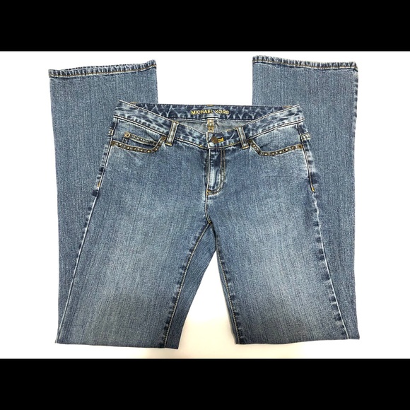 Michael Kors Boot Cut/Flare Jeans Size 4 EUC - Picture 2 of 6
